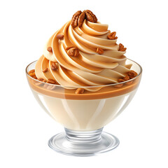 vanilla ice cream with chocolate