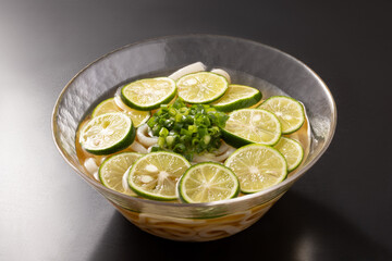 冷やし　すだち　そうめん