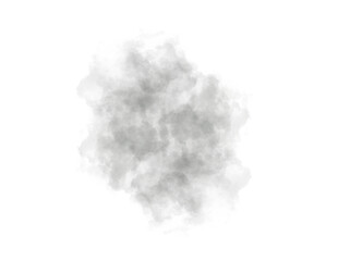 black smoke isolated