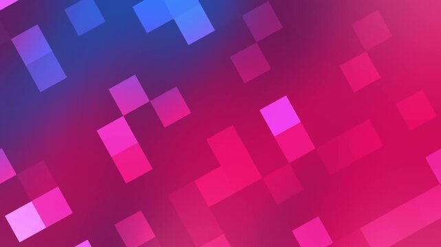 Abstract background with pink and blue gradient squares for modern design projects, social media, web banners, and digital presentations