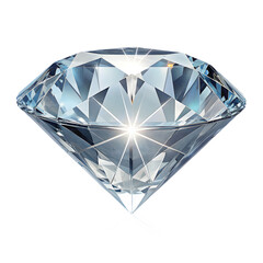 Transparent PNG available sparkling diamond isolated floating on a transparent background for versatile design