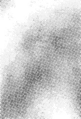 Abstract halftone gradient texture with black dots on white background, perfect for retro comics, vintage posters, print design, and backgrounds.