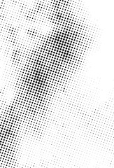 Abstract halftone gradient texture with black dots on white background, perfect for retro comics, vintage posters, print design, and backgrounds.