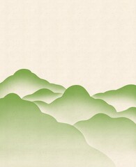 수묵화,전통 풍경 배경