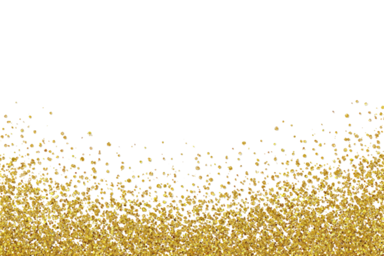 Gold glitter confetti explosion on black background (1)