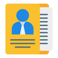 Customs document icon. Import export paper symbol. International trade and clearance collection. Flat Icon