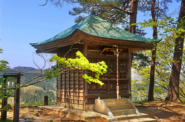 春日山城・毘沙門堂（新潟県・上越市）