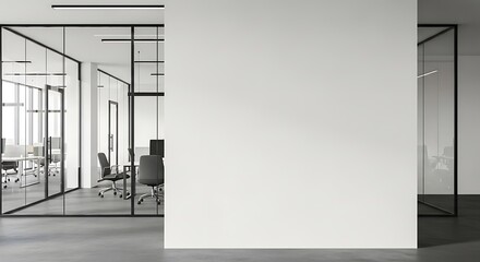 Modern Minimalist Office Interior Design.