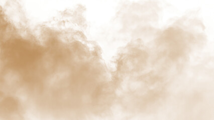 Dust sand soil smoke cloud particles holly effect on transparent background. elements design for Compositing, covering, dust explosion rising, overlay gradient texture.