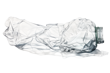 Detailed Pencil Sketch of Crumpled Aluminum Foil transparent background png