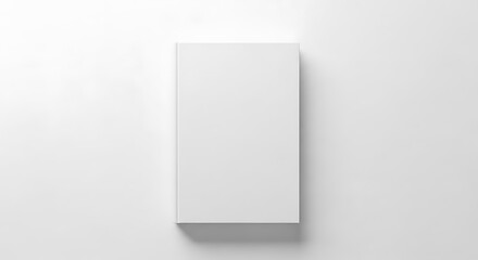 Blank White Box Mockup on White Background.