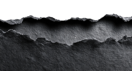 Ripped dark gray paper