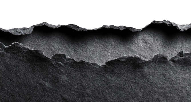 Ripped dark gray paper