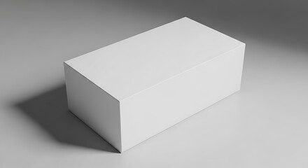 White Rectangular Prism Object.