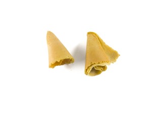 Semprong cake, sapit, sepit, Dutch cake, gapit, kassipi, kapit, Asian egg roll. A waffle or pastry snack originating from Indonesia. Semprong cake isolated on a white background.