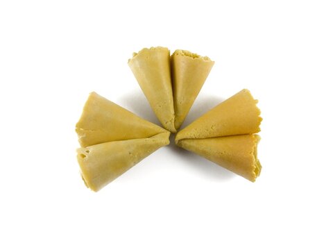 Semprong cake, sapit, sepit, Dutch cake, gapit, kassipi, kapit, Asian egg roll. A waffle or pastry snack originating from Indonesia. Semprong cake isolated on a white background.