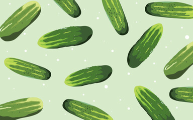 Cucumber strips background image, cucumber strips wall sticker, cucumber strips packaging