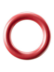 Round, crimson ring