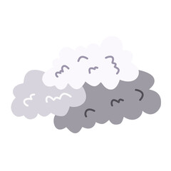 cloud doodle cute illustration