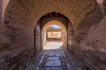 Obraz premium Nuanquan Ancient Town in Yu County, Hebei Province 