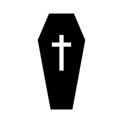 golden cross isolated on black