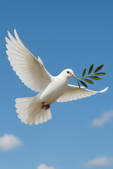 Fototapeta premium A symbol of hope and harmony for Peace Day