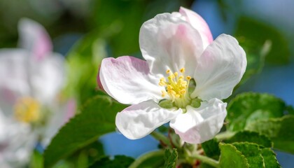 Obraz premium Spring Apple Blossoms in Orchard