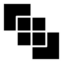 Obraz premium shape glyph icon