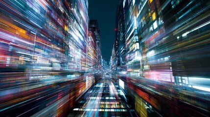 Digital network connections and data flow, global connectivity and information technology concept
