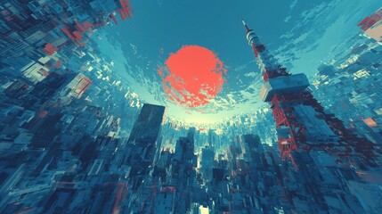 Digital network connections and data flow, global connectivity and information technology concept
