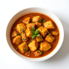 A delicious cottage cheese curry cooked in rich tomato butter gravy, commonly known as Paneer Butter Masala,