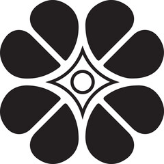 Abstract Floral Geometric Logo Design – Modern Petal Mandala Symbol Icon