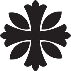 "Floral Petal Ornament Vector Design"