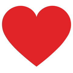 simple-bold-heart-silhouette-vector-on-a-white-bac.eps