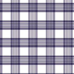 Minimalist Blue and White Plaid Pattern