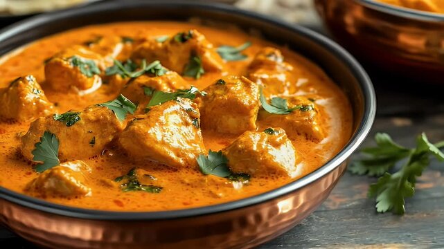 Chicken tikka masala creamy aromatic curry dish