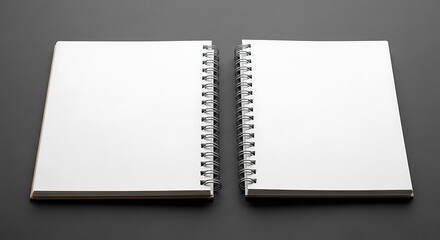 Blank Spiral Notebooks for Note Taking.