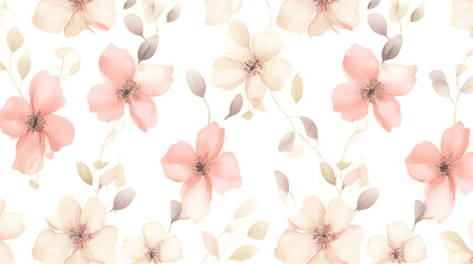Fototapeta premium seamless floral pattern