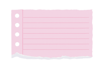 pink note paper,
Pastel Pink Lined Notebook Paper – Torn Spiral Edge