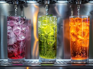 glass of water with ice