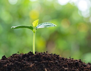 Sprout Growth in Soil