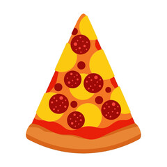 Delicious Slice of Pepperoni and Cheese Pizza