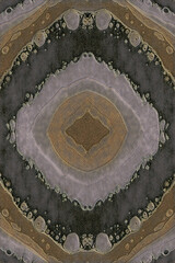 Abstract Textured Background with Earth Tones and Symmetrical Pattern