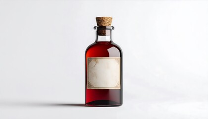 Halloween Potion Bottle Mockup with Apothecary-Style Glass