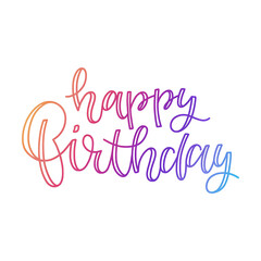 Happy birthday letters design illustration happy birthday text png 