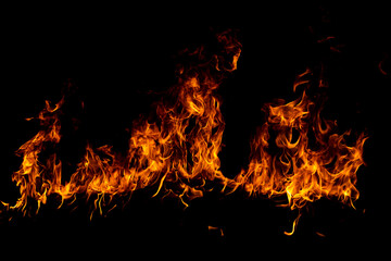 Fire flame texture for banner background. Burn abstract lights. Burning big flame. Blaze flames...