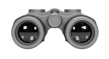 Binoculars for Exploration: A detailed close-up captures a set of binoculars in perfect focus. Emphasizing their ability to bring distant details into sharp view.