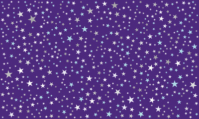 Obraz premium Sophisticated Christmas Star Design with Indigo Background