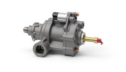 Fuel pump for automotive applications in metallic gray finish  