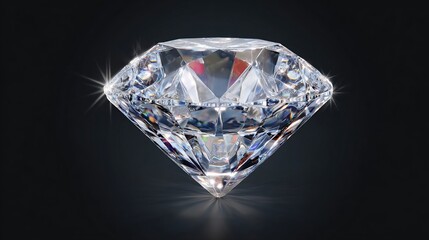 and keyword list based on the image

 Sparkling Diamond Gemstone on Dark Background